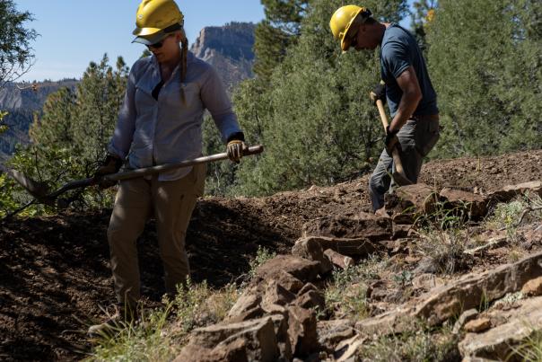 Animas Mountain Trail Work