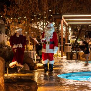 2024 Santa Pre Flight at Durango Hot Springs in Winter | Dave Sugnet