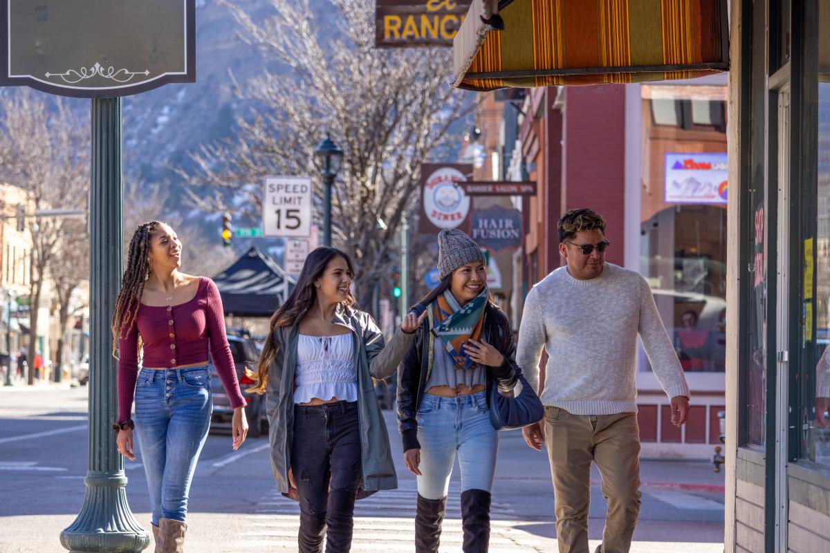 Walking on Main Avenue During Spring | Rhyler Overend | Visit Durango